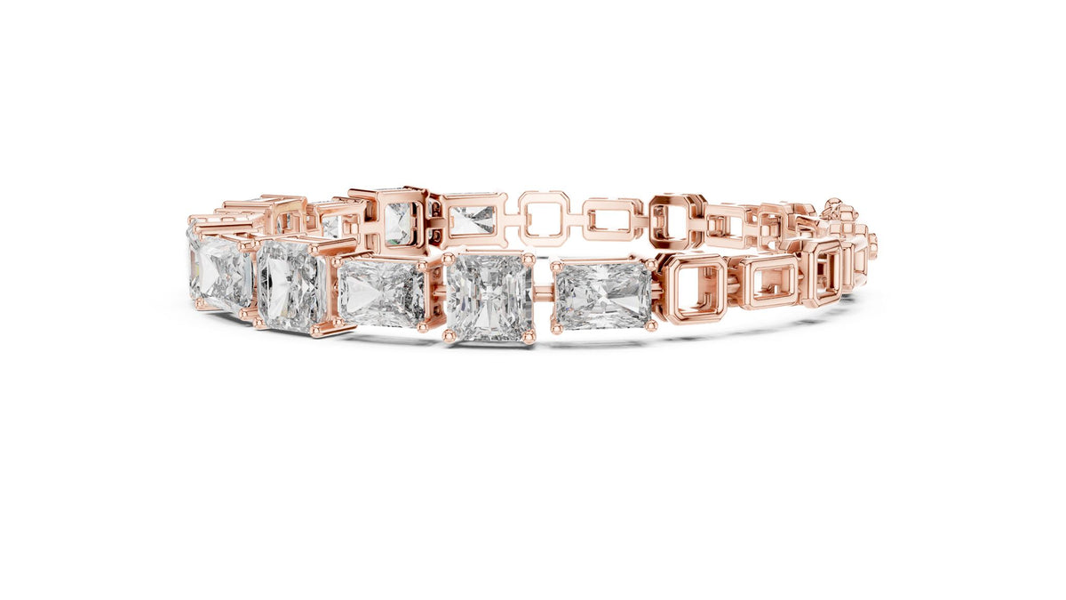Princess Tennis Lab Grown Diamond Bracelet