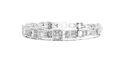 Princess Tennis Lab Grown Diamond Bracelet