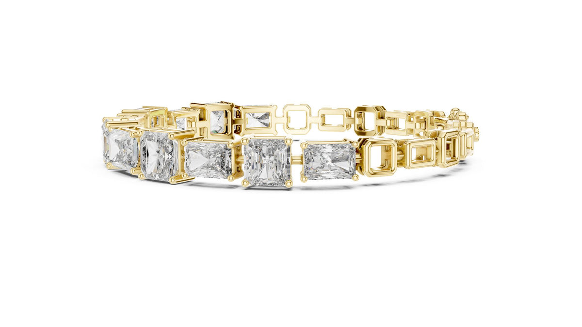 Princess Tennis Lab Grown Diamond Bracelet
