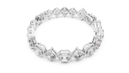 Emerald Tennis Lab Grown Diamond Bracelet