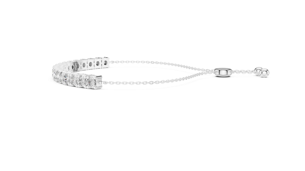 Round Tennis Lab Grown Diamond Bracelet