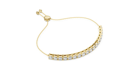 Round Tennis Lab Grown Diamond Bracelet
