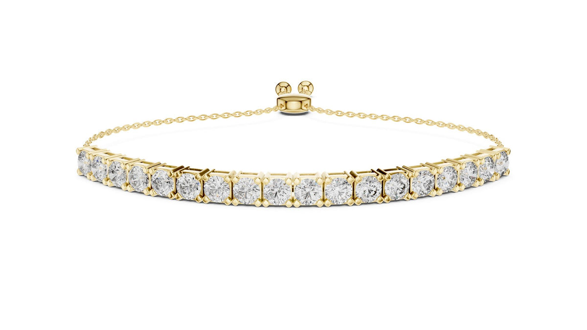 Round Tennis Lab Grown Diamond Bracelet