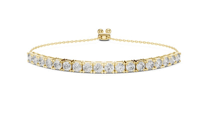Round Tennis Lab Grown Diamond Bracelet