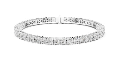 Round Tennis Lab Grown Diamond Bracelet