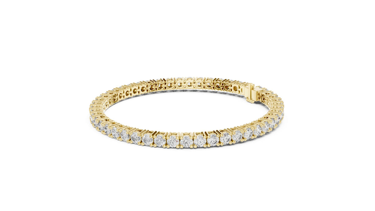 Round Tennis Lab Grown Diamond Bracelet