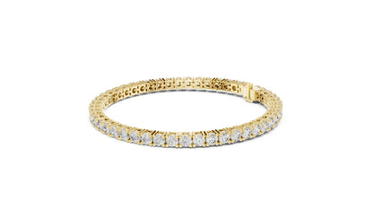 Round Tennis Lab Grown Diamond Bracelet