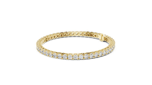 Round Tennis Lab Grown Diamond Bracelet