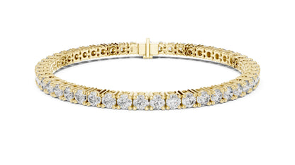 Round Tennis Lab Grown Diamond Bracelet
