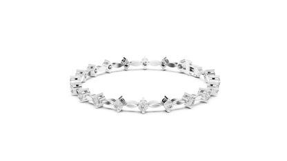 Round Tennis Lab Grown Diamond Bracelet