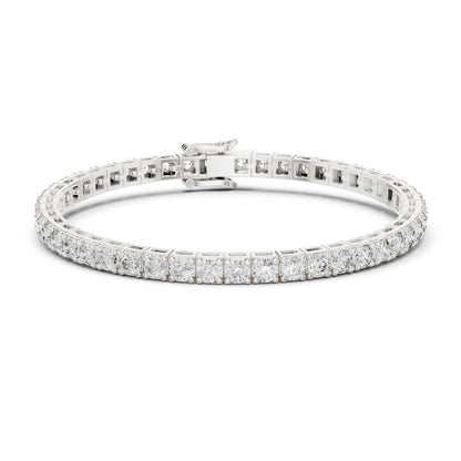 Round Tennis Lab Grown Diamond Bracelet