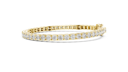 Round Tennis Lab Grown Diamond Bracelet