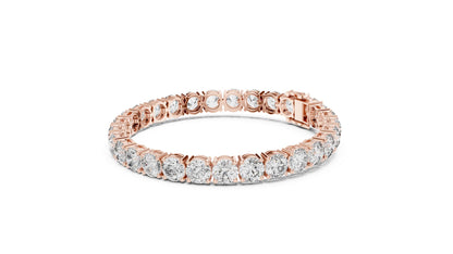 Round Tennis Lab Grown Diamond Bracelet