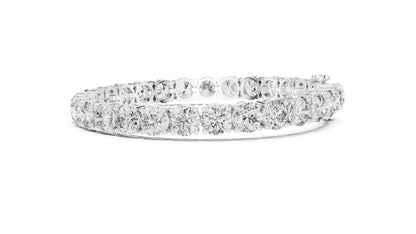 Round Tennis Lab Grown Diamond Bracelet