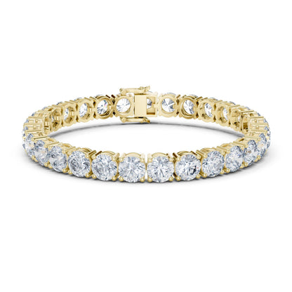 Round Tennis Lab Grown Diamond Bracelet