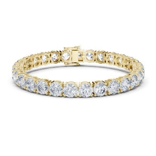 Round Tennis Lab Grown Diamond Bracelet