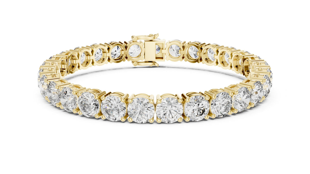 Round Tennis Lab Grown Diamond Bracelet
