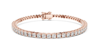 Round Tennis Lab Grown Diamond Bracelet