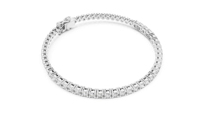 Round Tennis Lab Grown Diamond Bracelet