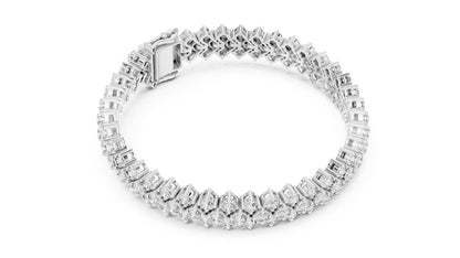 Round Cluster Lab Grown Diamond Bracelet