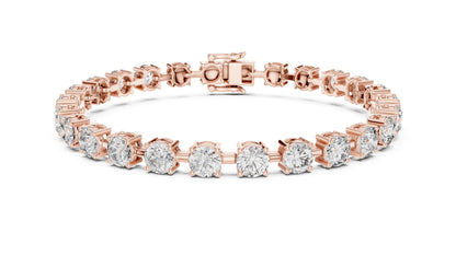 Round Tennis Lab Grown Diamond Bracelet