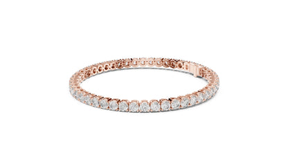 Round Tennis Lab Grown Diamond Bracelet