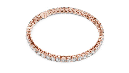 Round Tennis Lab Grown Diamond Bracelet