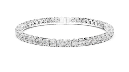 Round Tennis Lab Grown Diamond Bracelet