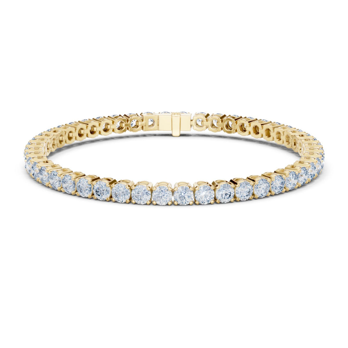 Round Tennis Lab Grown Diamond Bracelet