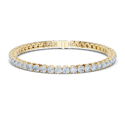 Round Tennis Lab Grown Diamond Bracelet
