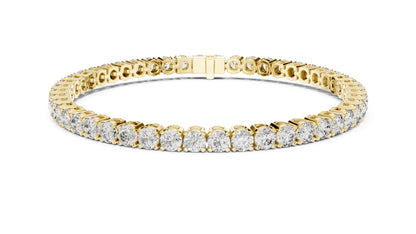 Round Tennis Lab Grown Diamond Bracelet