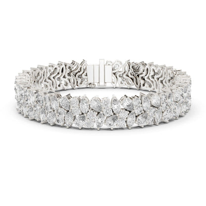 Marquise Cluster Lab Grown Diamond Bracelet