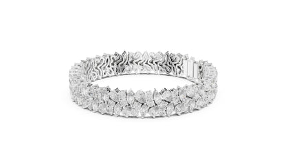 Marquise Cluster Lab Grown Diamond Bracelet
