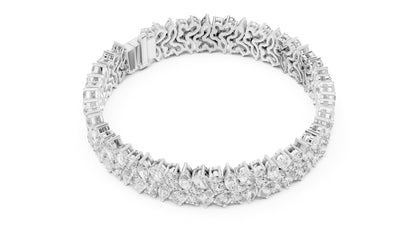 Marquise Cluster Lab Grown Diamond Bracelet