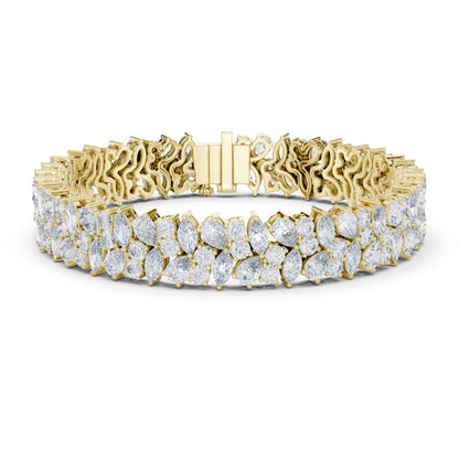 Marquise Cluster Lab Grown Diamond Bracelet