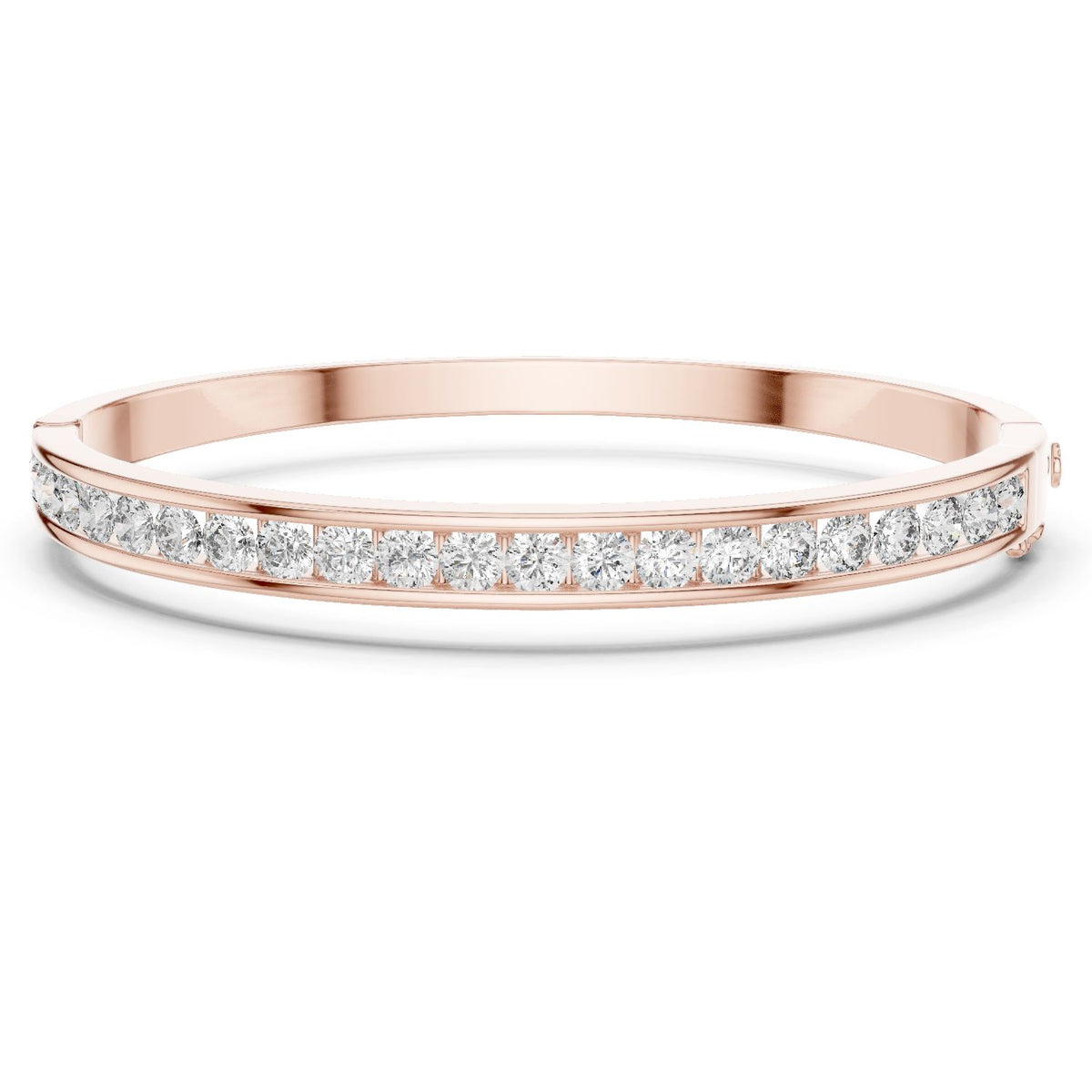 Round Bangle Lab Grown Diamond Bracelet