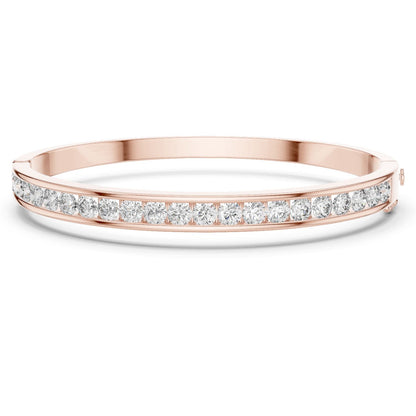Round Bangle Lab Grown Diamond Bracelet
