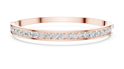 Round Bangle Lab Grown Diamond Bracelet