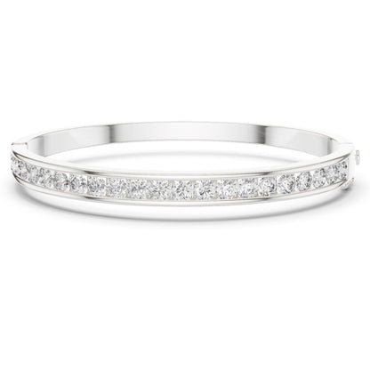 Round Bangle Lab Grown Diamond Bracelet