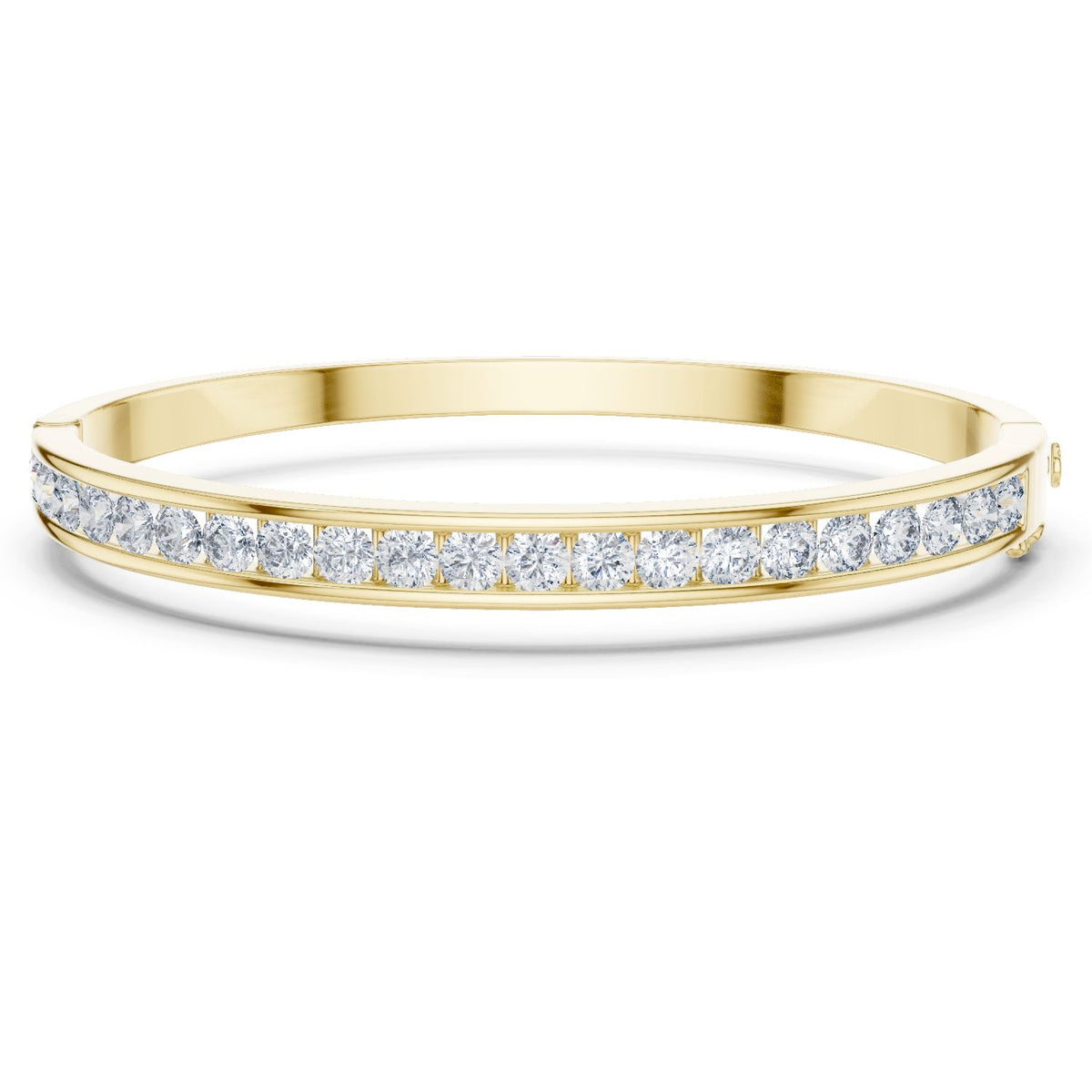 Round Bangle Lab Grown Diamond Bracelet