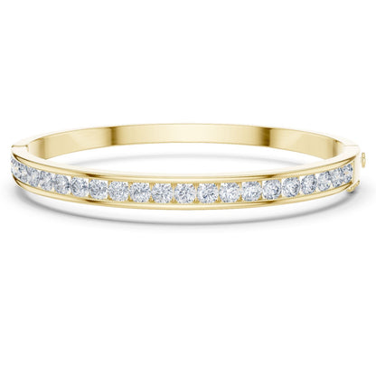 Round Bangle Lab Grown Diamond Bracelet