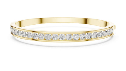 Round Bangle Lab Grown Diamond Bracelet