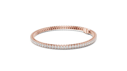 Round Tennis Lab Grown Diamond Bracelet