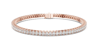 Round Tennis Lab Grown Diamond Bracelet