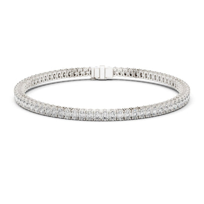 Round Tennis Lab Grown Diamond Bracelet