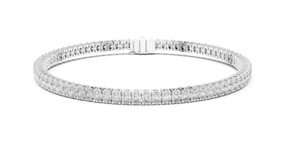 Round Tennis Lab Grown Diamond Bracelet