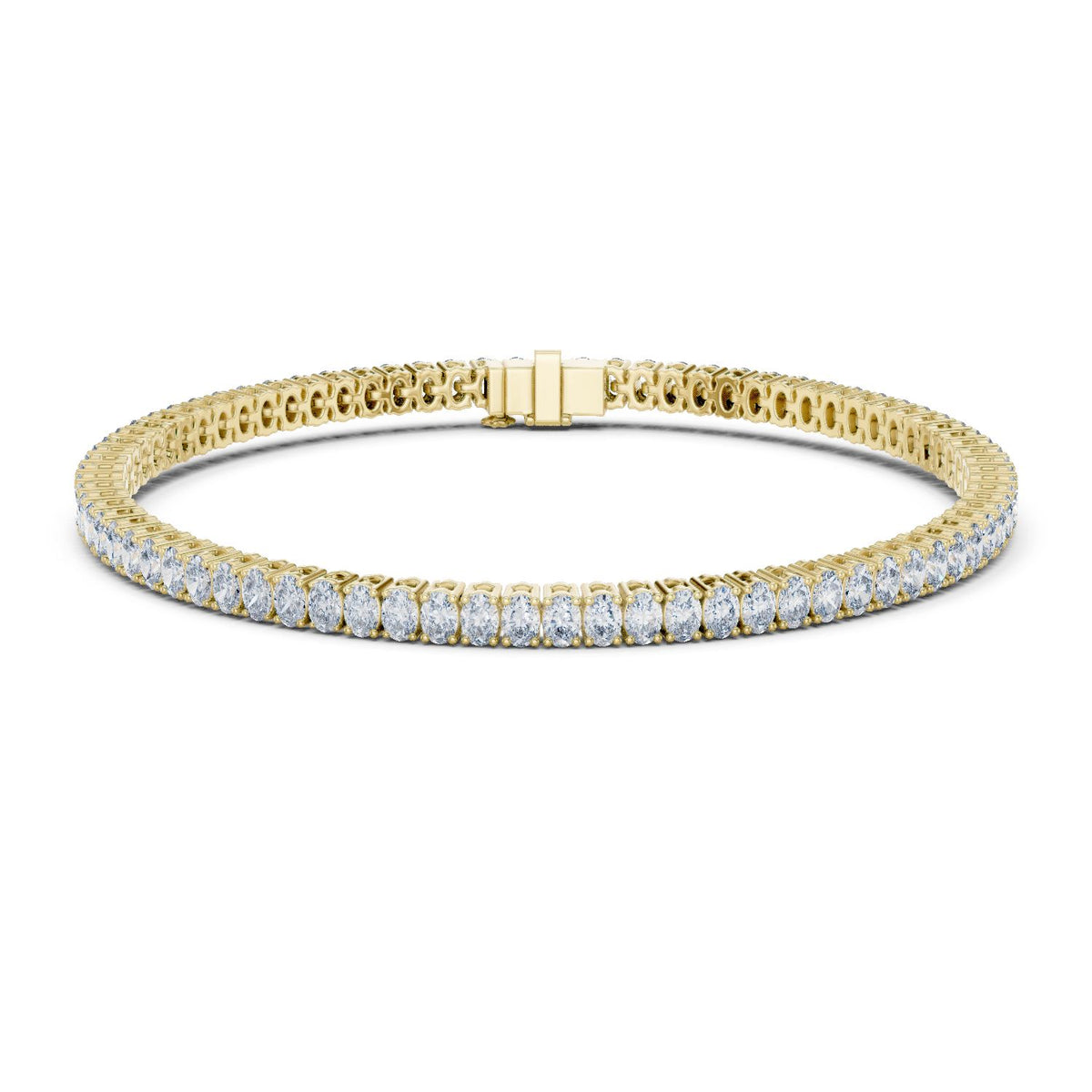 Round Tennis Lab Grown Diamond Bracelet