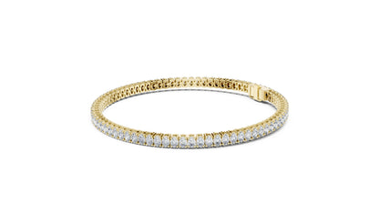Round Tennis Lab Grown Diamond Bracelet