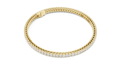 Round Tennis Lab Grown Diamond Bracelet