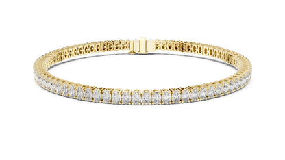 Round Tennis Lab Grown Diamond Bracelet